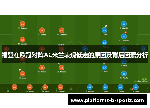 福登在欧冠对阵AC米兰表现低迷的原因及背后因素分析